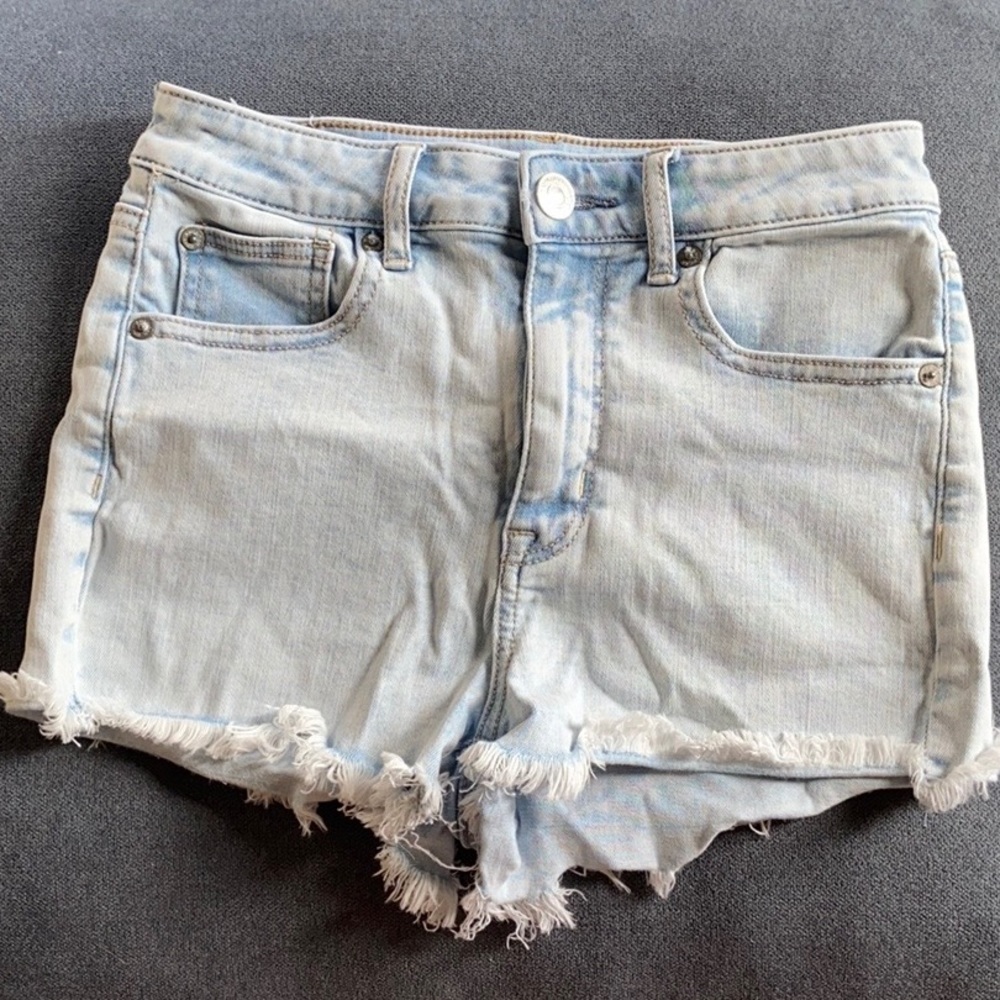 American Eagle jean shorts - light blue wash